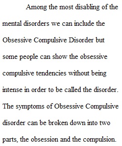 Abnormal Psychology OCD